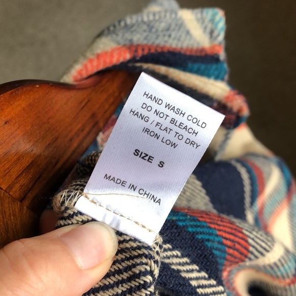 ACOA Long Line Fall Flannel Shacket - Picture 10 of 11